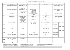 horário do 2º período de medicina