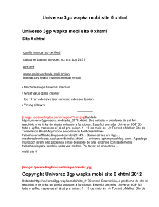 Copyright Universo 3gp wapka mobi site 0 xhtml 2012