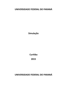 Simulação - departamento de engenharia mecânica