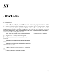 conclusões