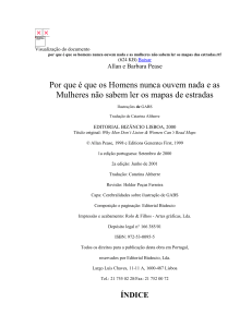 por que &eacute; que os homens nunca ouvem nada e as mulheres n&atilde;o