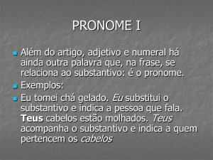 PRONOME I - WordPress.com