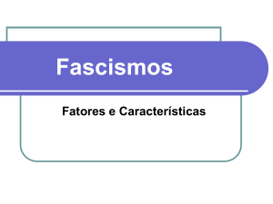 Fascismos - Aulas do Prof. Tadeu