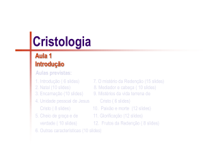 Cristologia 1 - ABC da Catequese