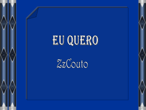 Slide 1 - Zeze Couto Slides