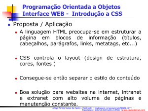 Css introdução