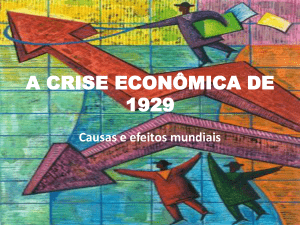 a crise econômica de 1929