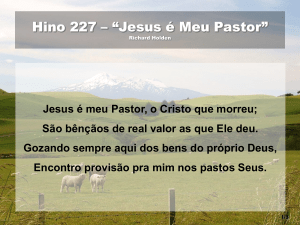 Jesus é Meu Pastor