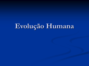 Evolução Humana - Terceiro Churras