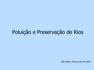 Tratamento de Efluentes como Forma de Preservação de Rios
