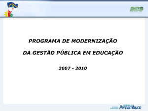 PROFESSOR - CEDES - Governo de Pernambuco