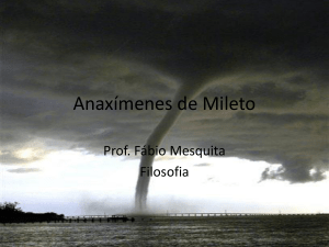 Anaxímenes de Mileto - Filosofia para todos