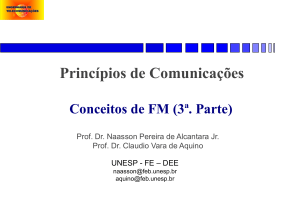 Modulação em Freqüência (FM)