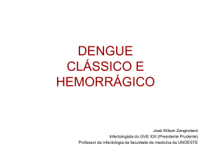 dengue clássico e dengue hemorrágico