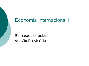 Economia Internacional II