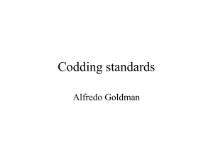 Codding standards