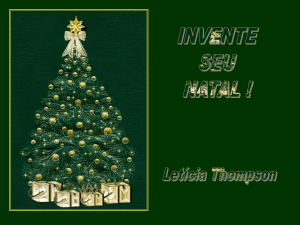 Invente seu Natal - Letícia Thompson