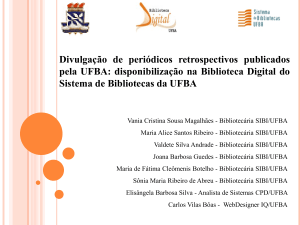 Slide 1 - Biblioteca Digital da Unicamp