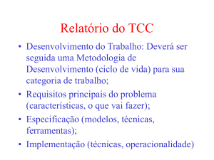 Relatório do TCC