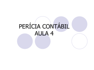 AULA 4 – Pericia x Auditoria