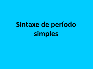 Slides de Sintaxe