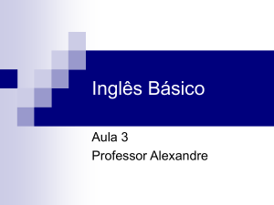 Inglês Básico - All About her
