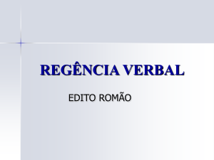 regência verbal