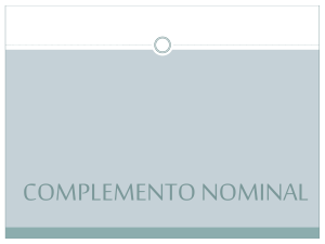 Complemento Nominal