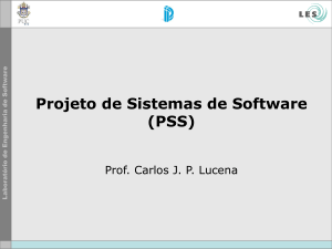 Projeto de Sistemas de Software (PSS) - LES - PUC-Rio