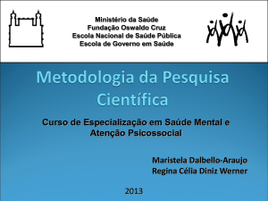 Aula de Metodologia Cientifica 2013