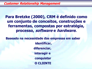 2. CRM / Sistemas Especialistas