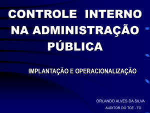 controle interno na administração pública