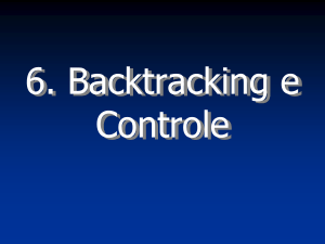 Backtracking e Controle