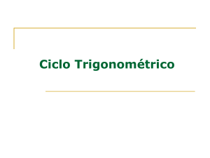 Ciclo Trigonométrico