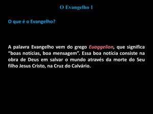 Slide 1 - Defesa do Evangelho