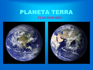 Fuso Horário - Planeta Terra