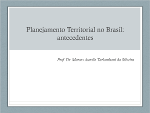 Regionalização e Planejamento regional no Brasil