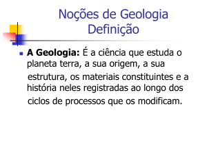 A Geologia - edificacoesb2012