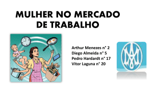 MULHER NO MERCADO DE TRABALHO