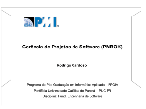 Rodrigo Cardoso - Gerenciamento Projetos