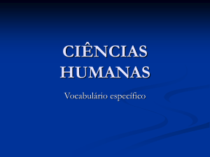 ciências humanas