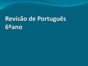Revisão de Português 6ºano