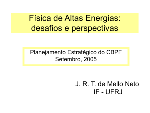 Física de Altas Energias - Instituto de Física / UFRJ