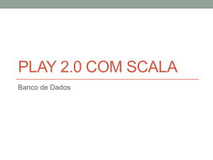 Play 2 com Scala