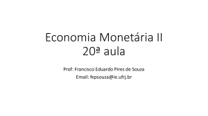 Aula 20 - Instituto de Economia