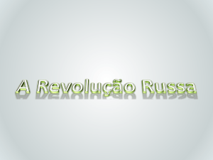 9°ano A Revolução Russa