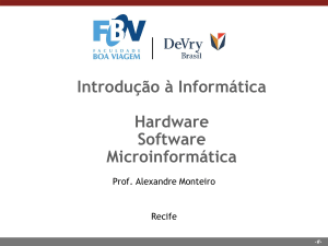 Aula 2 (09/03/2015) - Introdução à Informática