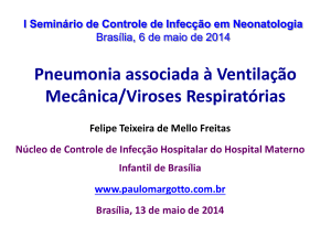 Pneumonia associada à Ventilação Mecânica