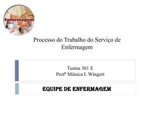 Aula 10 Equipe de Enfermagem