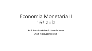 Aula 16 - Instituto de Economia
